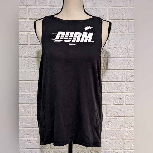 Lululemon Limited Edition Rare Durm Runaway Collab Durham, NC Tank Top Black L - Picture 1 of 6